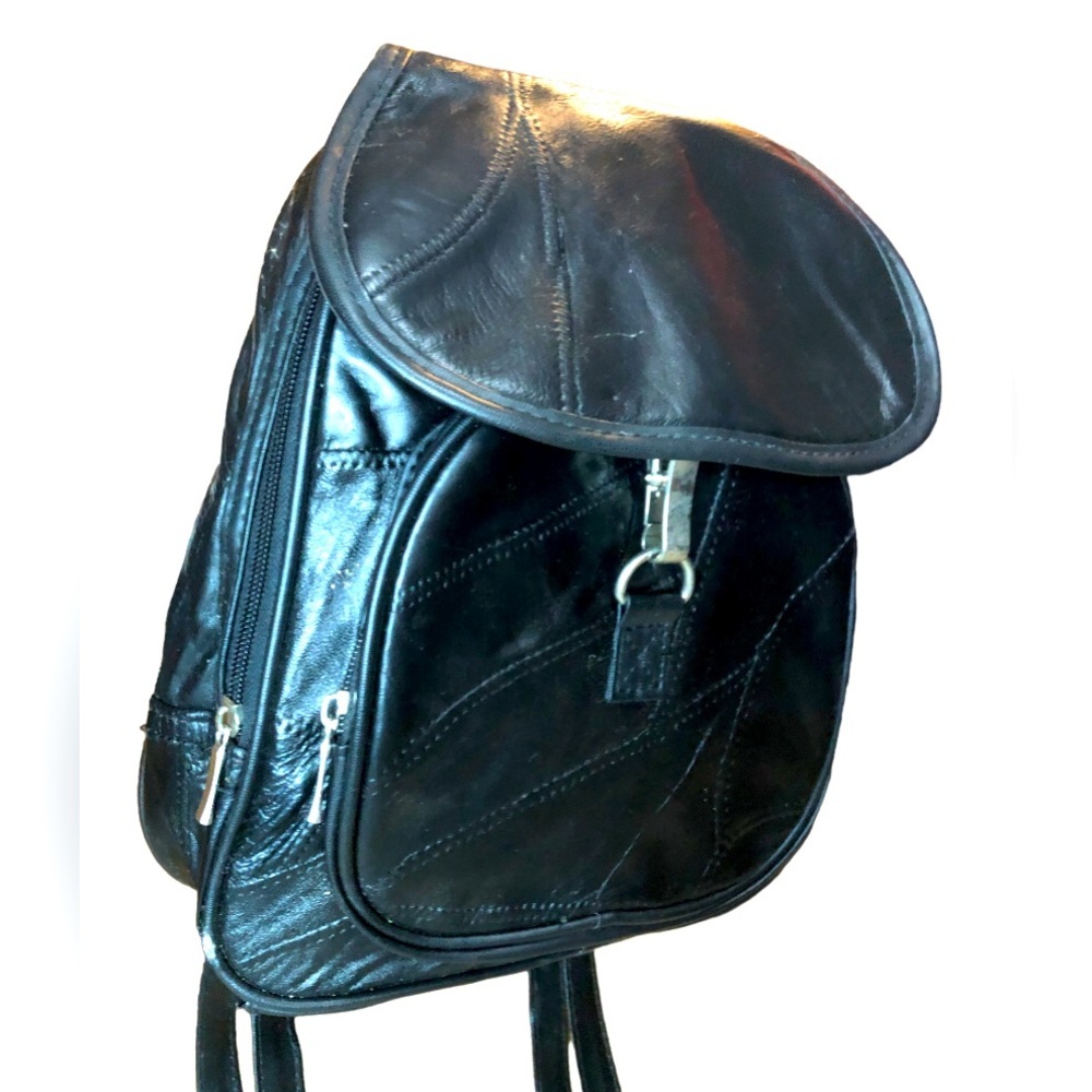 Backpack Patchwork Leather Grunge. - image 5